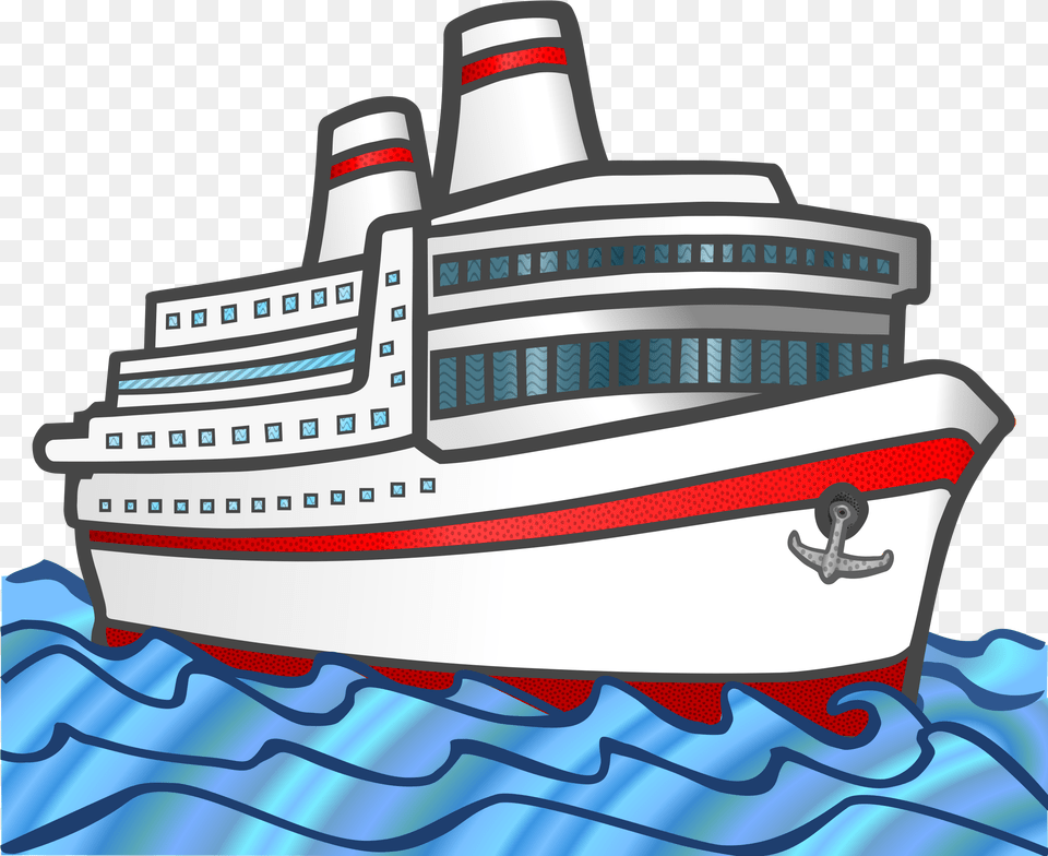 Cruise Ship Clip Art Nautical, Cruise Ship, Transportation, Vehicle, Bulldozer Png Image
