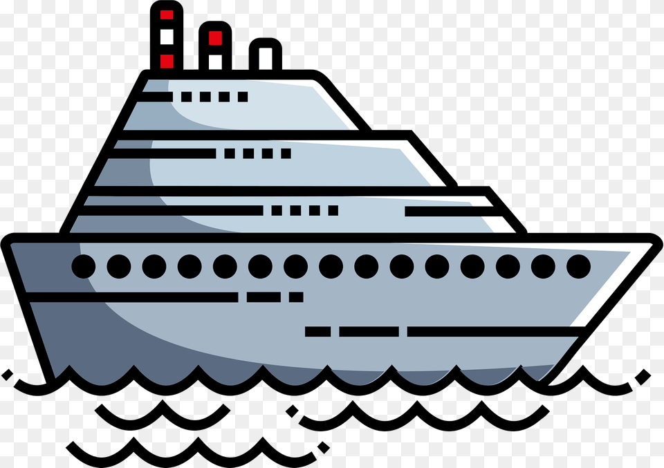 Cruise Ship Clipart, Transportation, Vehicle, Yacht, Cruise Ship Png Image