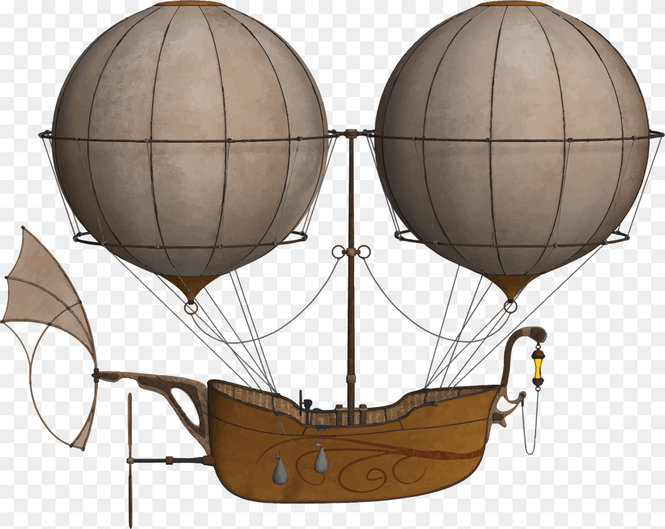 Cruise Ship Icon Victorian Era Hot Air Balloon, Aircraft, Transportation, Vehicle Free Png Download
