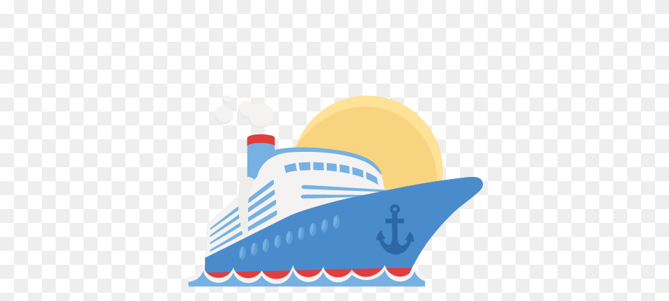 Cruise Ship Scrapbook Cute Clipart, Cruise Ship, Transportation, Vehicle, Bulldozer Png