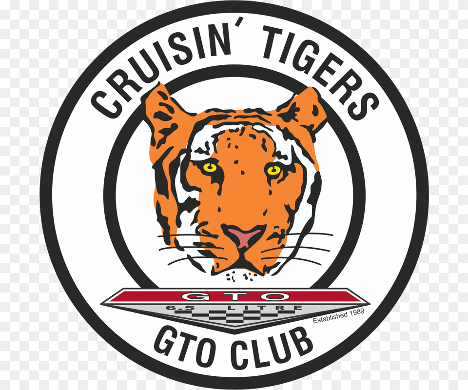 Cruisin Tiger Logo Cervantes Ilocos Sur Logo, Badge, Symbol, Emblem, Animal Png Image