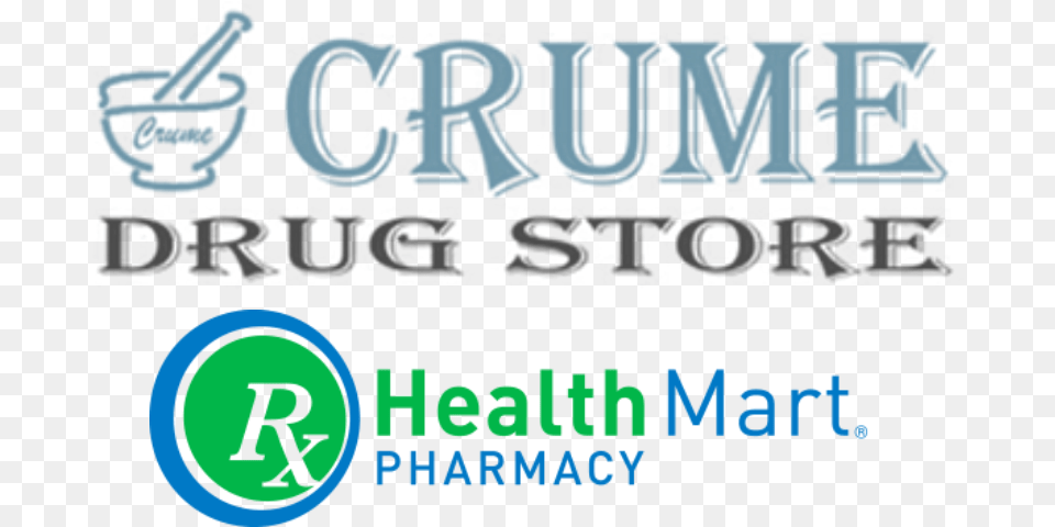 Crume Drug Store Health Mart Pharmacy, Text, Dynamite, Weapon, Logo Free Png Download