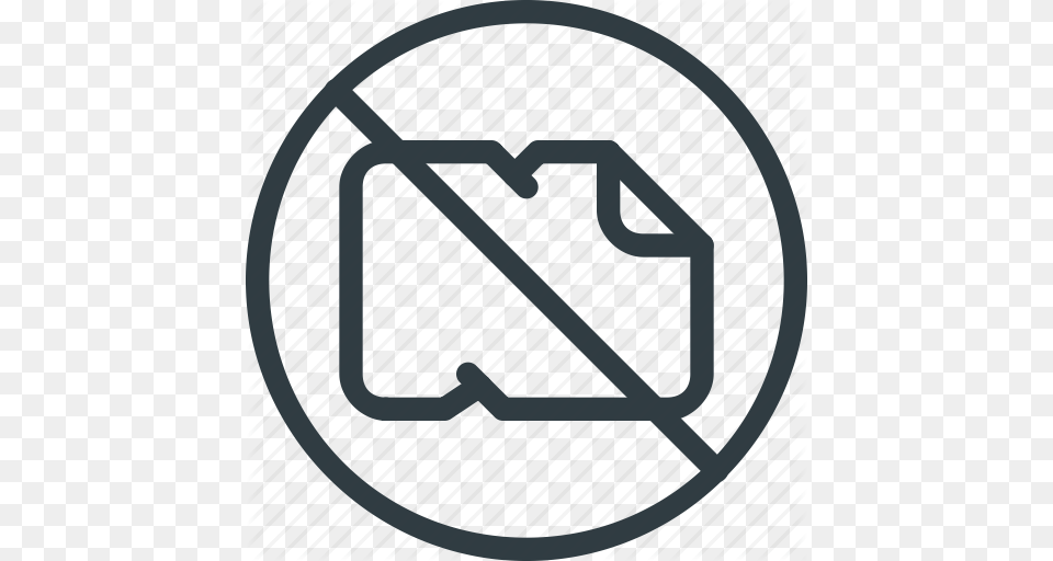 Crumpled No Paper Icon, Gate, Symbol Png