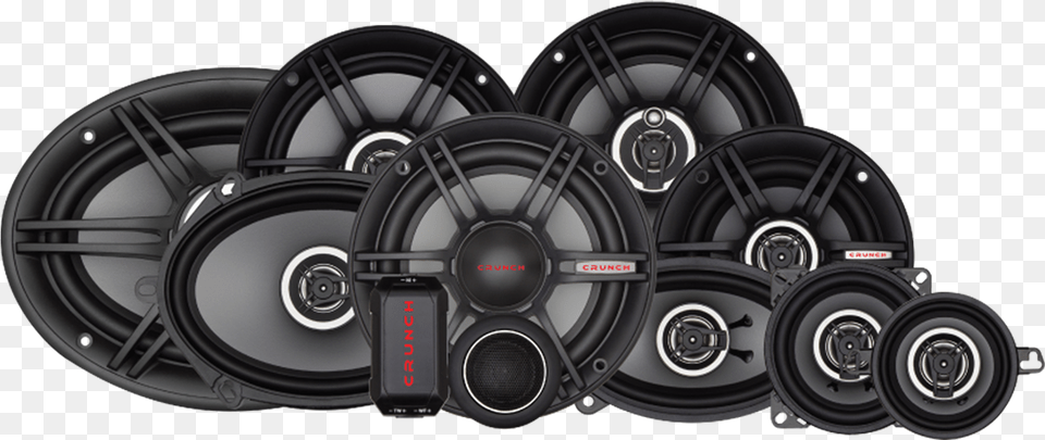 Crunch Cs65c Full Range 2 Car Speaker System, Electronics, Machine, Wheel Free Png Download