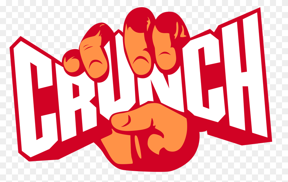 Crunch Gym Crunch Gym Logo, Body Part, Hand, Person Png
