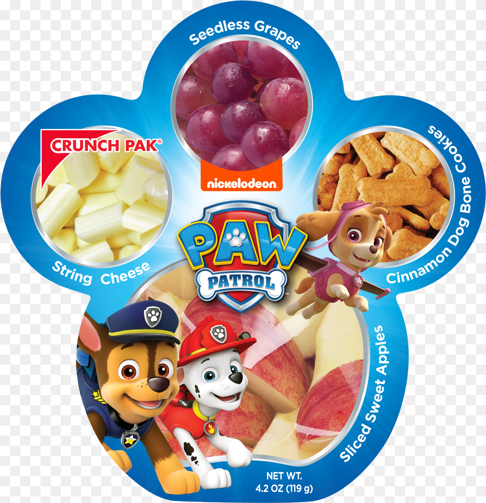 Crunch Pak Paw Patrol, Food, Lunch, Meal, Snack Png