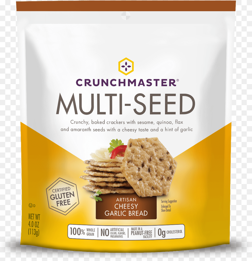 Crunchmaster Multi Seed Crackers, Bread, Cracker, Food Free Transparent Png