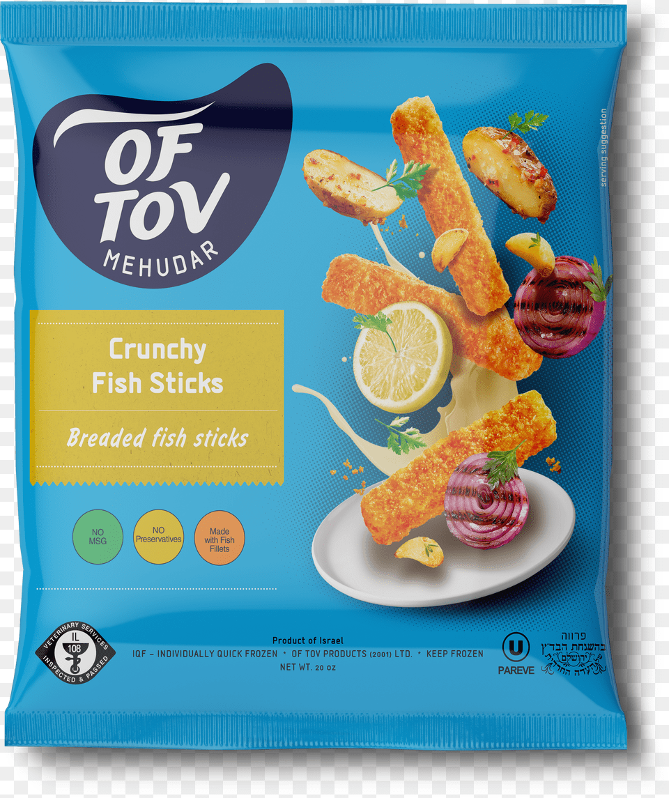 Crunchy Fish Sticks Front Tov Free Png