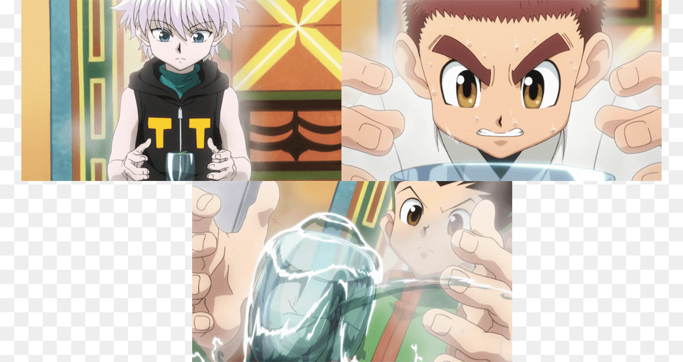 Crunchyroll Hunter X Hunter Anime Archive Cartoon, Book, Comics, Publication, Baby Png Image