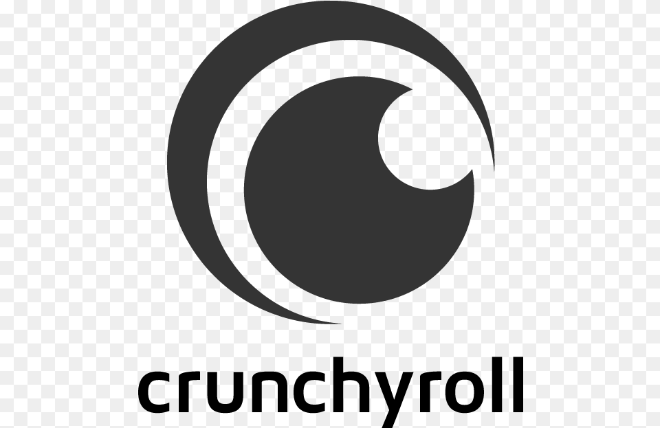 Crunchyroll Logo Vertical Crunchyroll Logo Black And White, Sphere Free Transparent Png