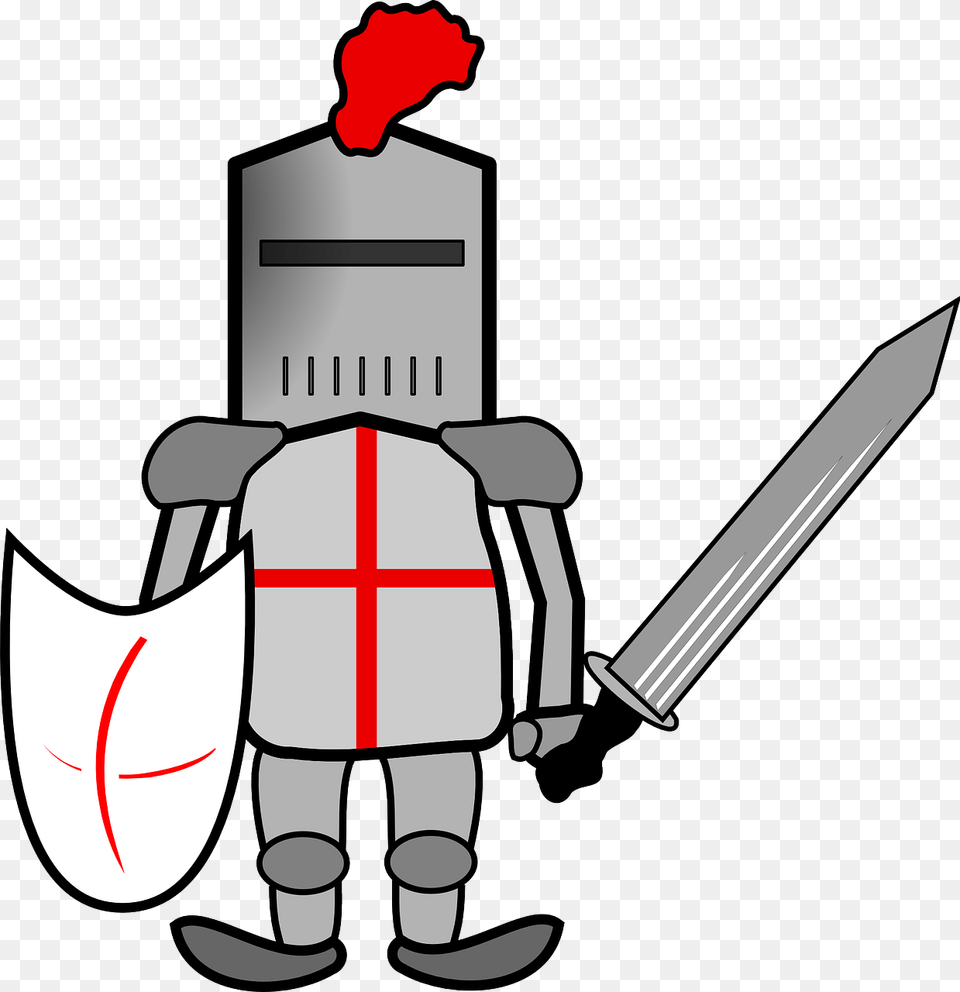 Crusader Armour Knight Photo Cartoon Knights Middle Ages, Person, Blade, Dagger, Knife Free Png