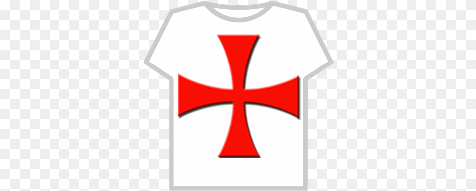Crusader Cross Transparent Background Roblox Roblox Templar Cross, Clothing, T-shirt, Logo, Symbol Png