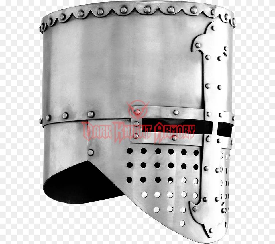 Crusader Helmet Flat Top Helmet Medieval, Armor, Person Free Png Download