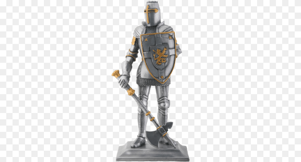 Crusader Knight Statue Ytc Summit International Medieval Armored Crusader, Armor, Adult, Male, Man Free Transparent Png