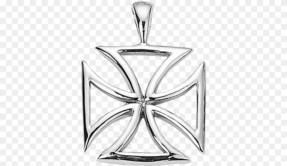 Crusader Maltese Cross Pendant Pvsek Chirurgick Ocel, Accessories, Appliance, Ceiling Fan, Device Png Image