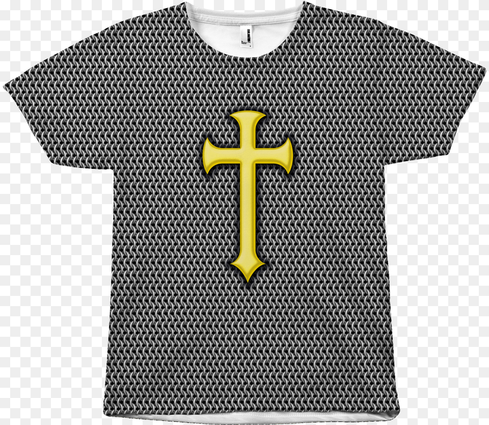 Crusader Templar Hospitaller And Celtic Cross, Symbol, Armor, Clothing, T-shirt Free Png