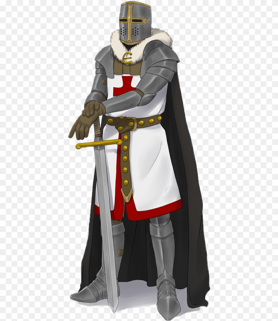 Crusader Tips Fedora, Adult, Person, Knight, Woman Free Png
