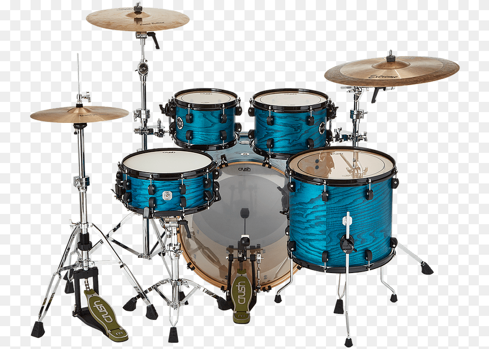 Crush Chameleon 5 Piece Drum Set With Hardware Drums, Musical Instrument, Percussion Free Png Download