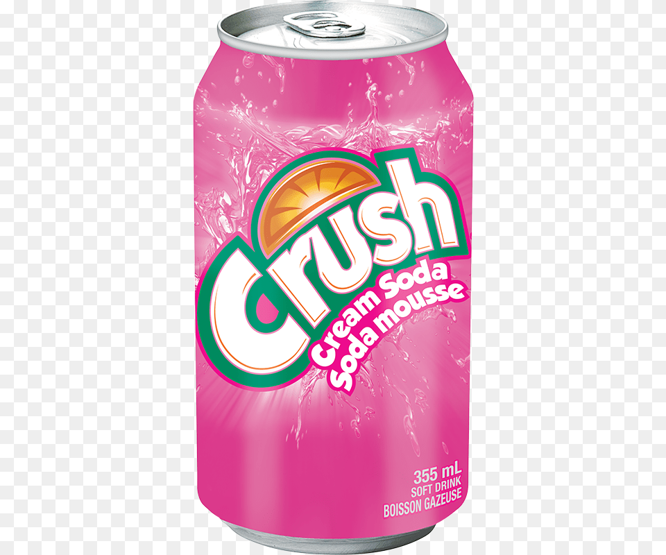 Crush Cream Soda, Can, Tin Free Png Download