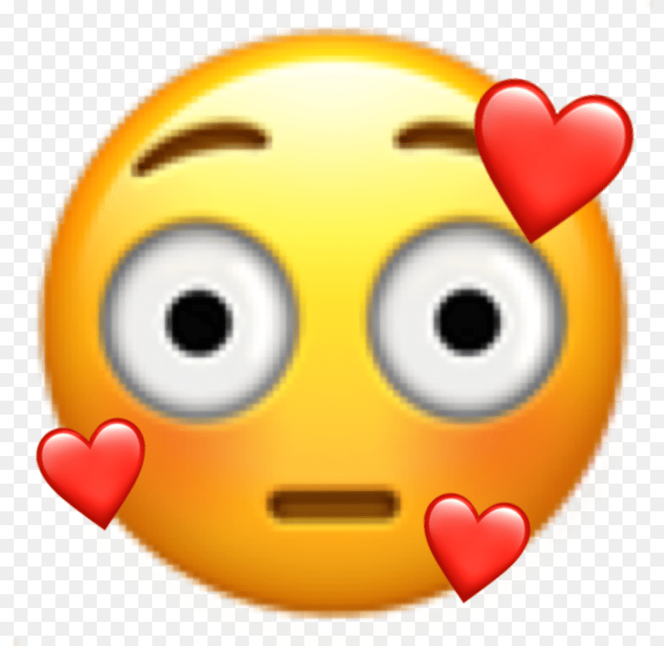 Crush Emoji Heart Timido Corazon Love Amor Freetoedit Cartoon, Food, Sweets Free Png Download
