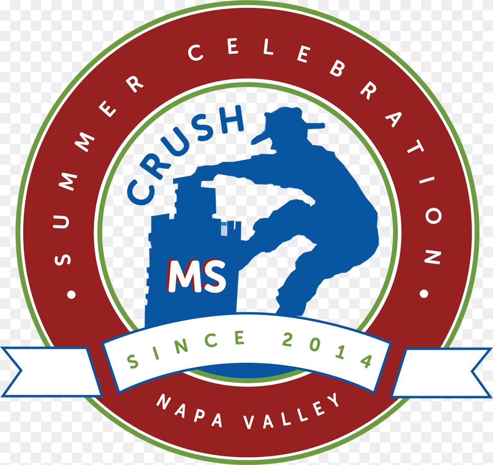 Crush Ms Logo Trans Emblem, Person, Architecture, Building, Factory Free Png