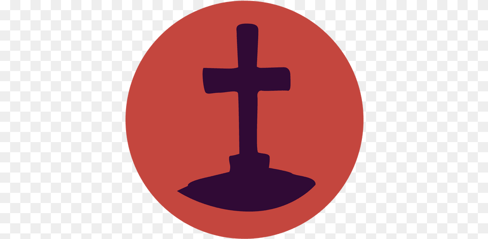 Crussifix Tombstone Circle Icon Transparent U0026 Svg Cross Circle Icon, Symbol Free Png Download