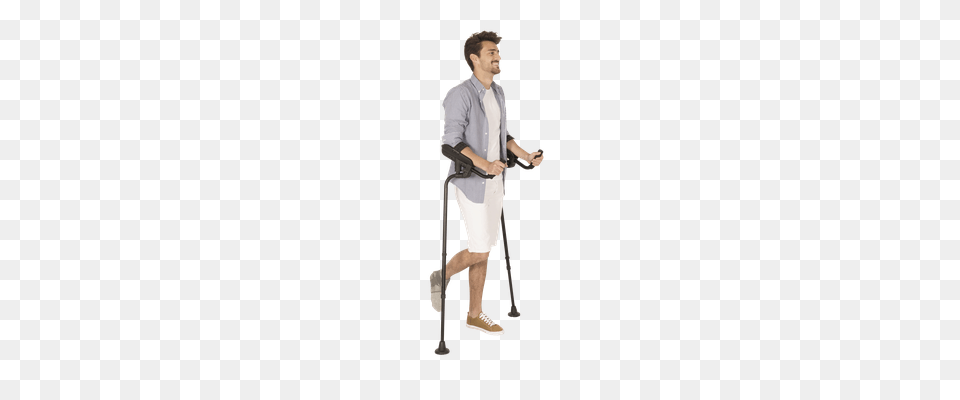 Crutch, Adult, Person, Man, Male Png