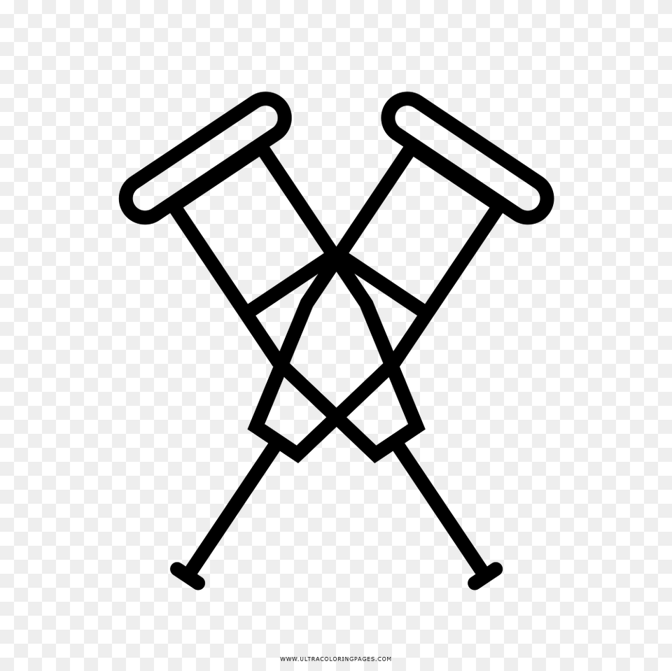 Crutch, Gray Free Png Download