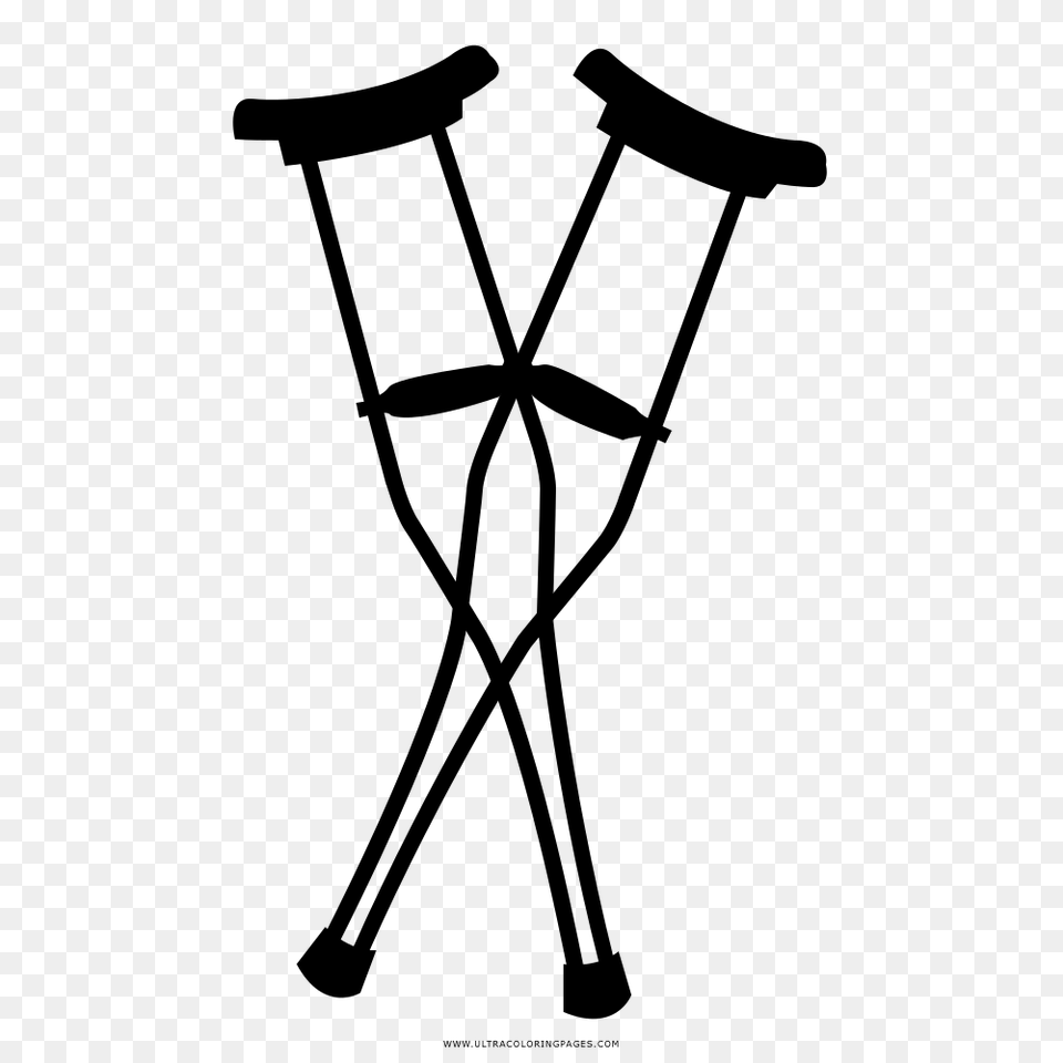 Crutch, Gray Free Png Download