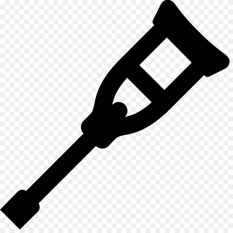Crutches, Gray Free Transparent Png