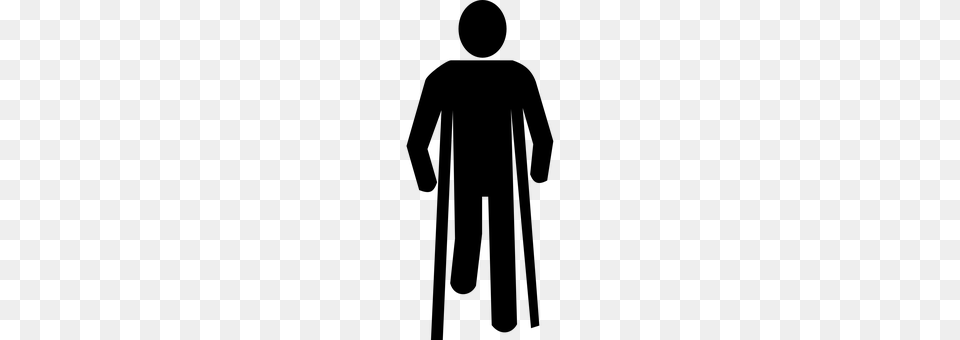 Crutches Gray Free Transparent Png