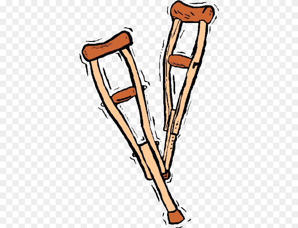 Crutches For Walking Clipart Download, Stilts, Person, Stick Free Transparent Png