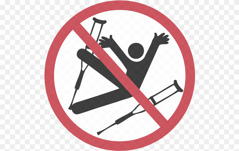 Crutches Non Slip, Sign, Symbol, Road Sign, Smoke Pipe Png Image