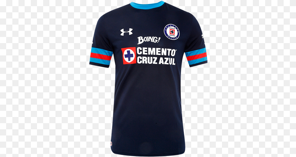 Cruz Azul 1617 Youth Third Soccer Jersey Uniforme Del Cruz Azul, Clothing, Shirt, T-shirt Free Png