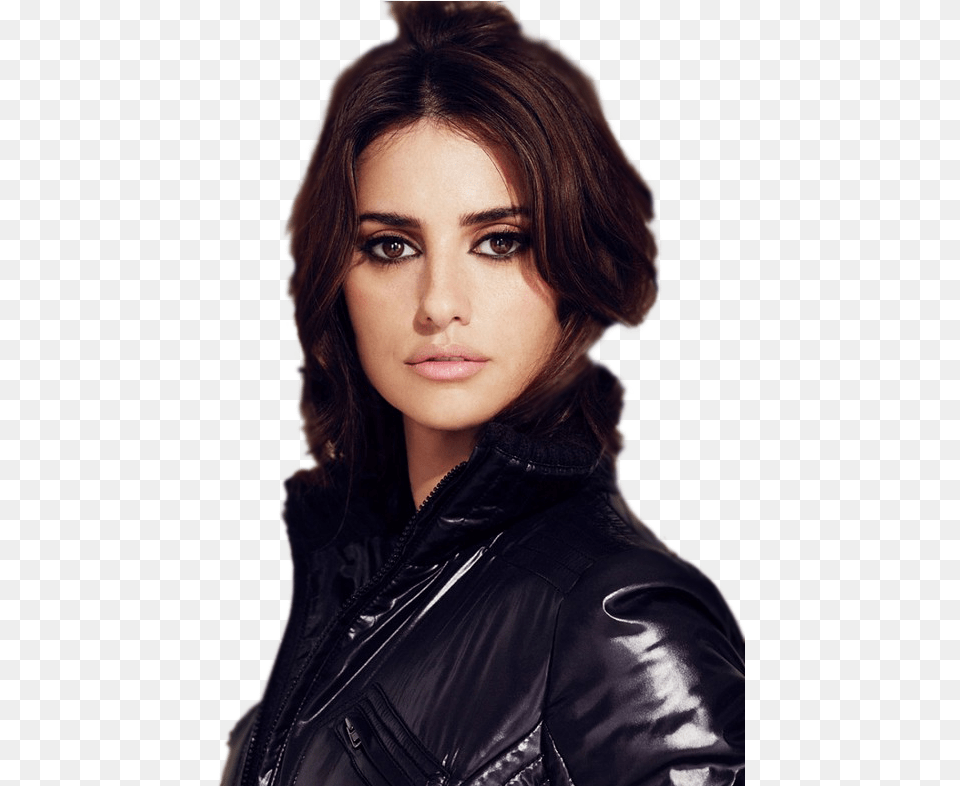 Cruz Background Cruz Penelope Cruz Messy Hair, Adult, Person, Jacket, Woman Png Image