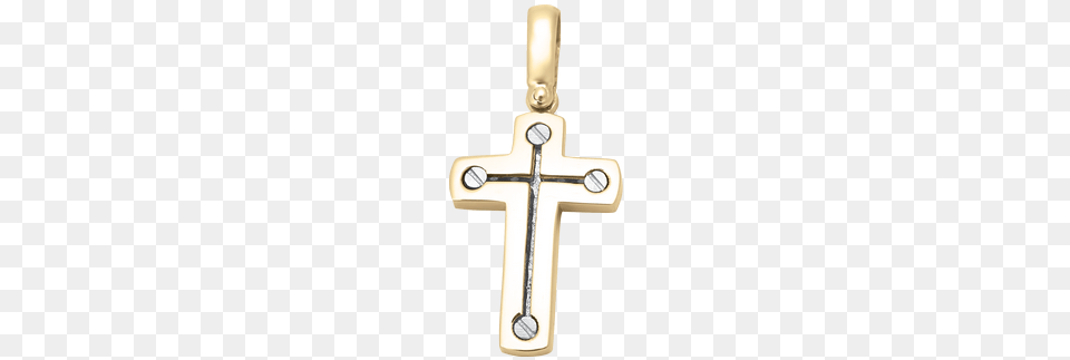 Cruz Bicolor Gold, Cross, Symbol, Sword, Weapon Free Png