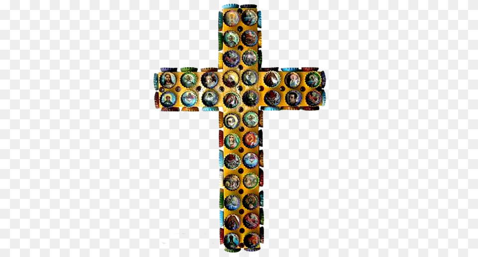 Cruz Con Fichas Para Pared Cross, Symbol, Person Png Image