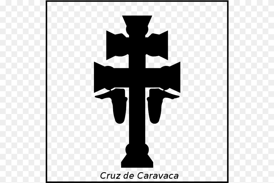 Cruz De Caravaca, Gray Png Image