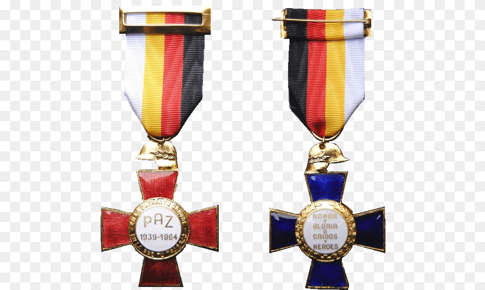 Cruz De Los Xxv De Paz Medalla 25 De Paz, Gold, Accessories, Trophy, Gold Medal Free Png