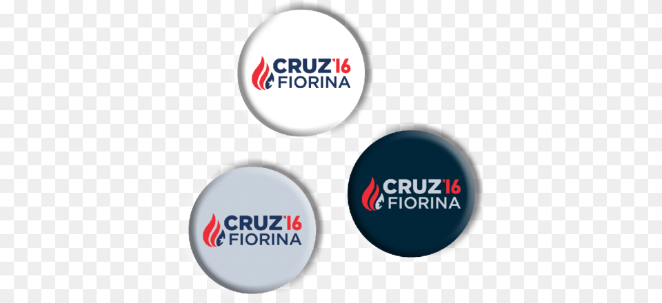 Cruz Fiorina Buttons Ted Cruz, Badge, Logo, Symbol, Disk Free Png Download