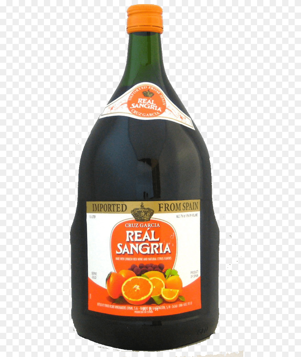 Cruz Garcia Real Sangria, Alcohol, Beer, Beverage, Plant Free Transparent Png