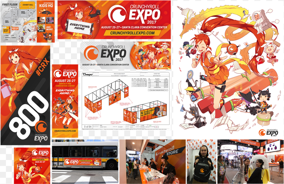 Crx 2017 Comp Crunchyroll Expo Wall Scroll, Advertisement, Poster, Publication, Comics Png