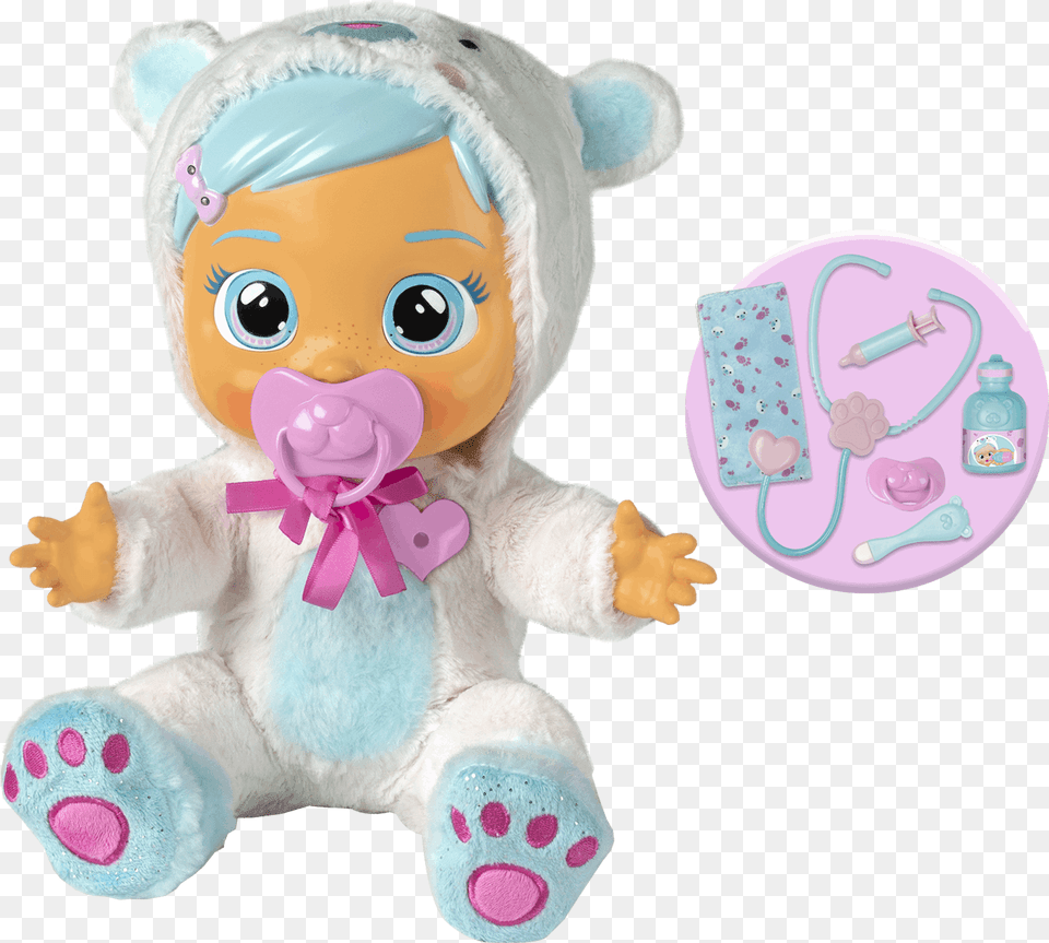 Cry Babies Kristal, Toy, Face, Head, Person Png