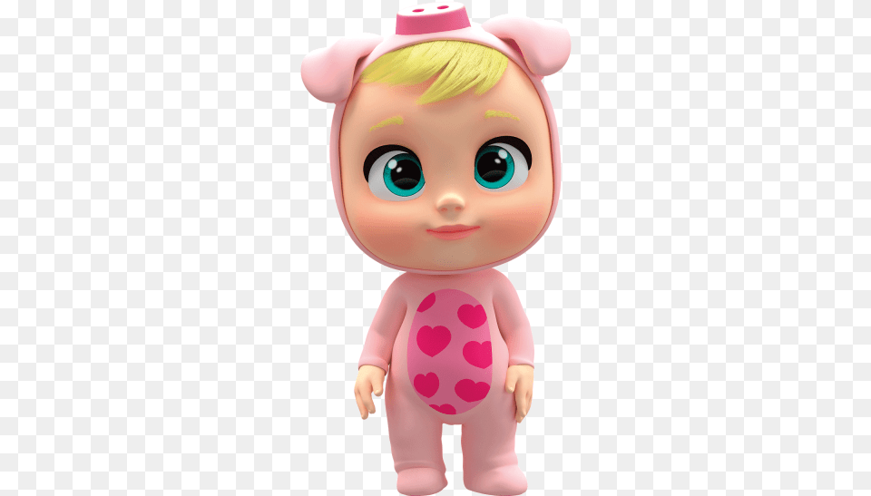 Cry Babies Magic Tears Pinky, Doll, Toy, Baby, Person Free Png