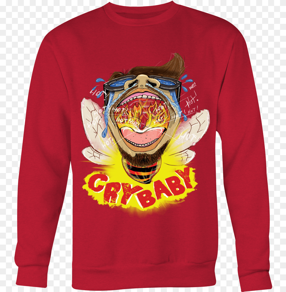 Cry Baby Sweatshirt Ben Shapiro Christmas Sweater, T-shirt, Clothing, Hoodie, Knitwear Free Png
