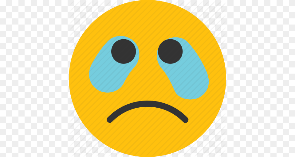 Cry Cry Emoji Crying Emoji Mood Sad Icon, Disk Free Png Download