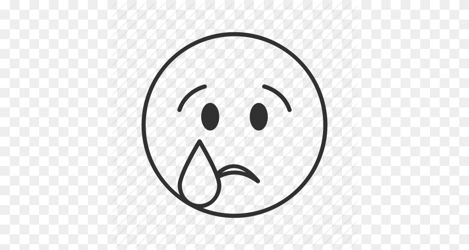 Cry Crying Face Emoji Sad Sad Face Tears Teary Eye Icon, Gate Free Png