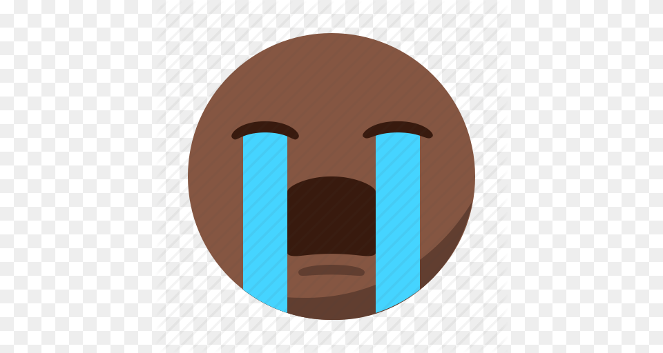 Cry Depressed Emoji Emoticon Face Sad Tear Icon, Disk Free Png