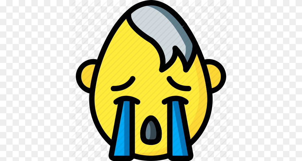 Cry Emo Emojis Emotion Goth Sad Smiley Icon Png