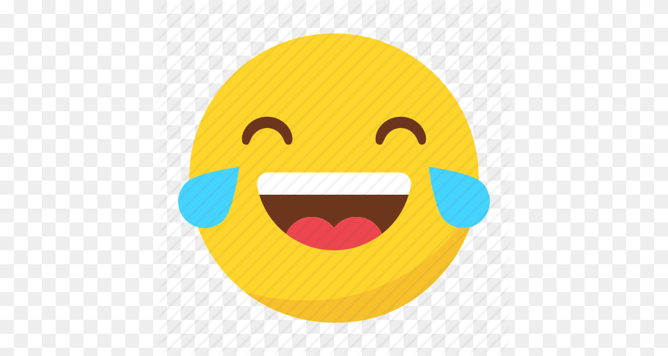 Cry Emoji Emoticon Happy Laugh Smile Icon, Astronomy, Moon, Nature, Night Free Transparent Png